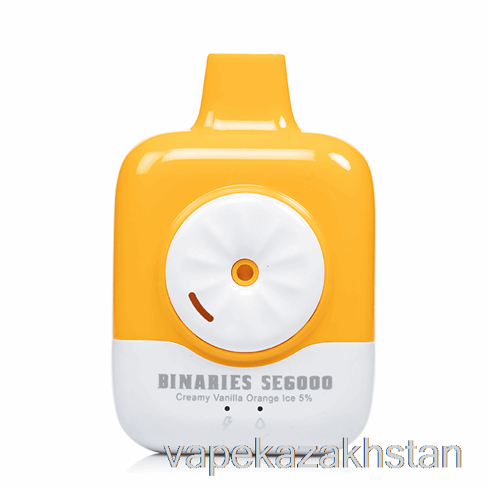 Vape Disposable Horizon Binaries SE6000 Disposable Creamy Vanilla Orange Ice
